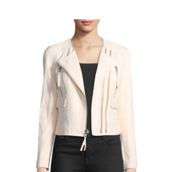 NEW! Joie Vivianette Leather Jacket Sz M - Picture 2 of 8